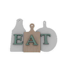 Eat Cutting Board- V4