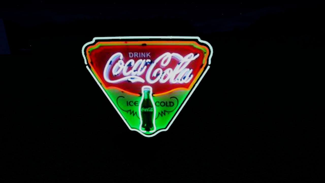 DA-VintageCokeNeonTriangular