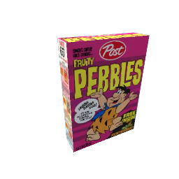 Cereal Box- Fruity Pebbles