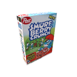 Cereal Box- Smurf Berry Crunch