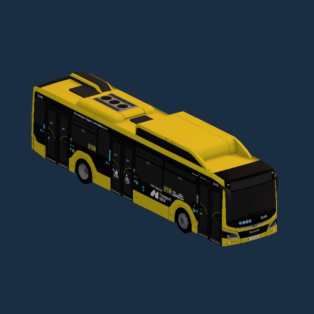 PKM Katowice #1245 - MAN Lion's City 12G