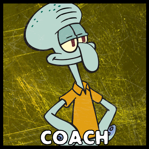 Squidward Tentacles replaces Coach