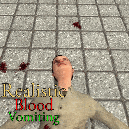 Realistic Blood vomiting preview