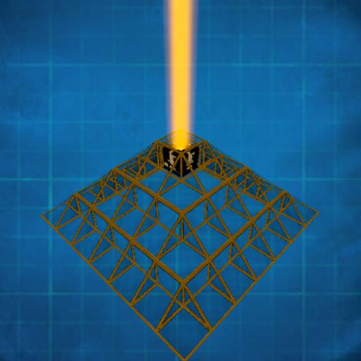Glass roof with beacon