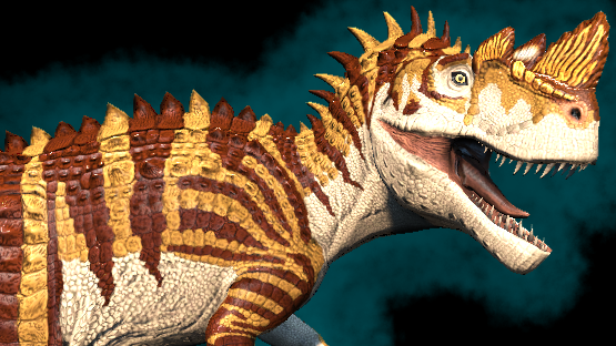 Cinnamon Tiger Ceratosaurus
