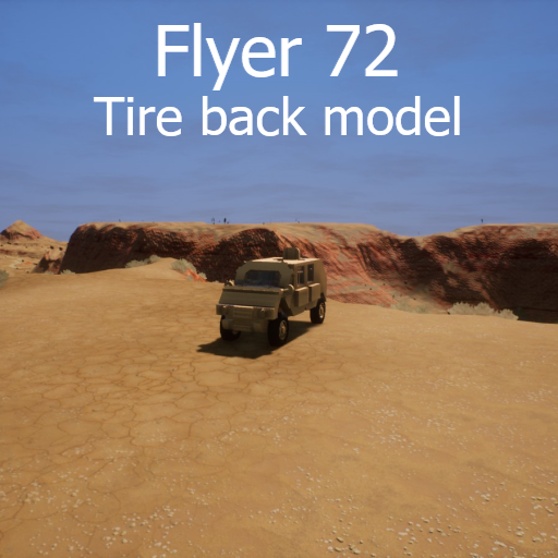 Flyer 72 tire back model