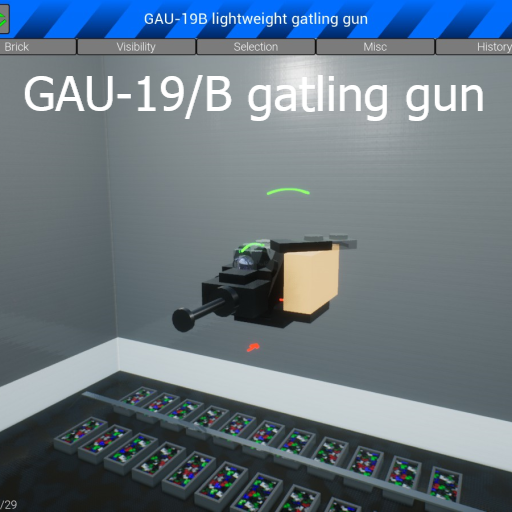GAU-19/B lightweight gatling gun