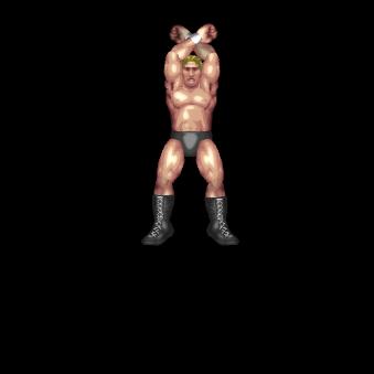 2nd Rope: Arms Cross Gut Pose
