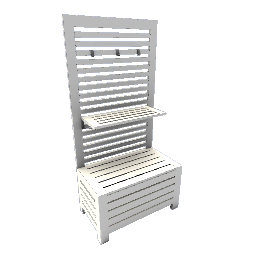 Hallway Rack- White