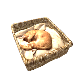 Sleeping Cat- Basket V1