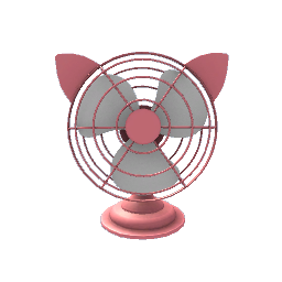 Cat Fan- Pink
