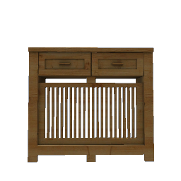 Deco Radiator Cover- Dark Wood