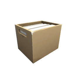 Box of Files- Light Brown