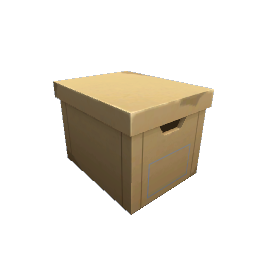 Closed File Box- Beige