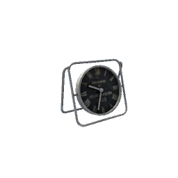 Desk Clock- Silver