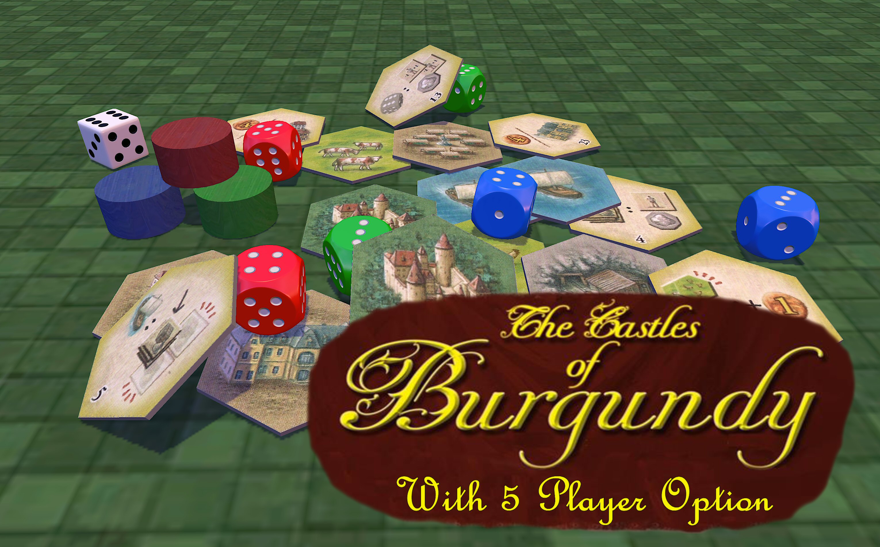 Castles of Burgundy - With 5 player option