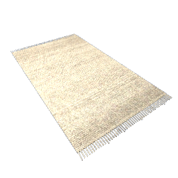Large Fringe Rug- Tan
