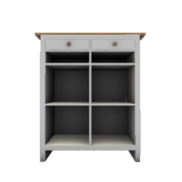 Open Cabinet- White