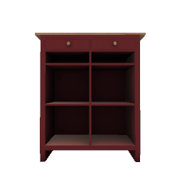 Open Cabinet- Red