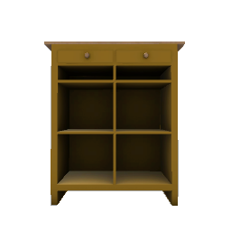 Open Cabinet- Yellow