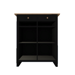 Open Cabinet- Black