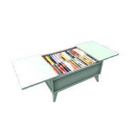 Coffee Table with Books- Blue
