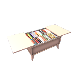 Coffee Table with Books- Pink