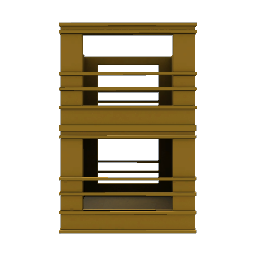 Crate Table- Yellow