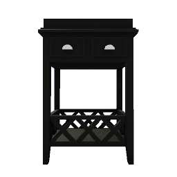 Small Vintage Sidetable- Black