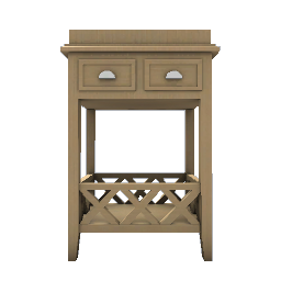 Small Vintage Sidetable- Light Wood
