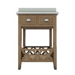 Small Vintage Sidetable- Wood