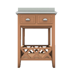 Small Vintage Sidetable- Pink