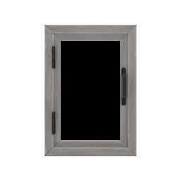 Wooden Bathroom Mirror- White