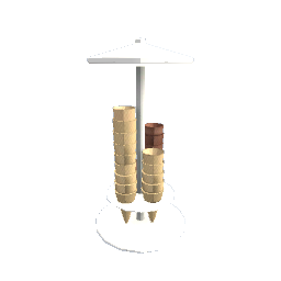 Ice Cream Cone Dispenser- White