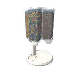 Ice Cream Toppings Dispenser- White