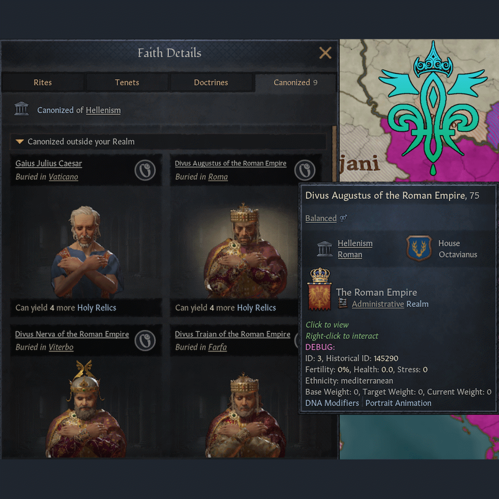 Divus Caesar & Augustus Changes