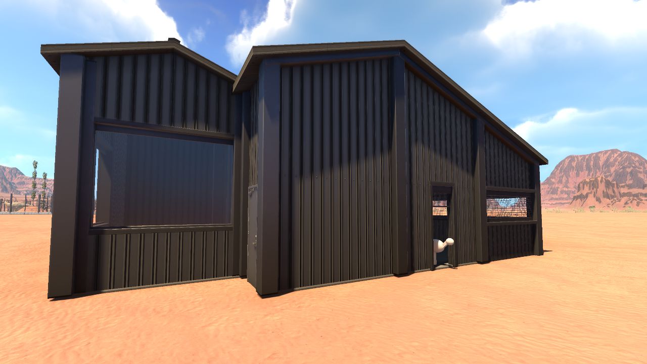 Small Dinosaur backstage stables