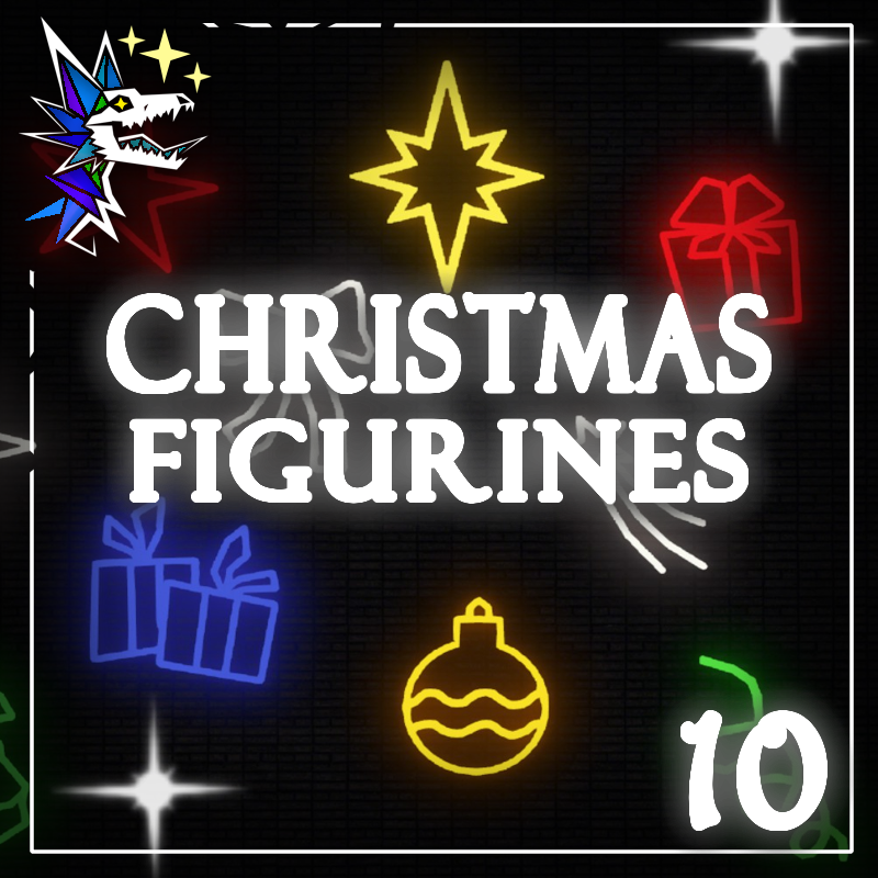 LED Christmas figurines