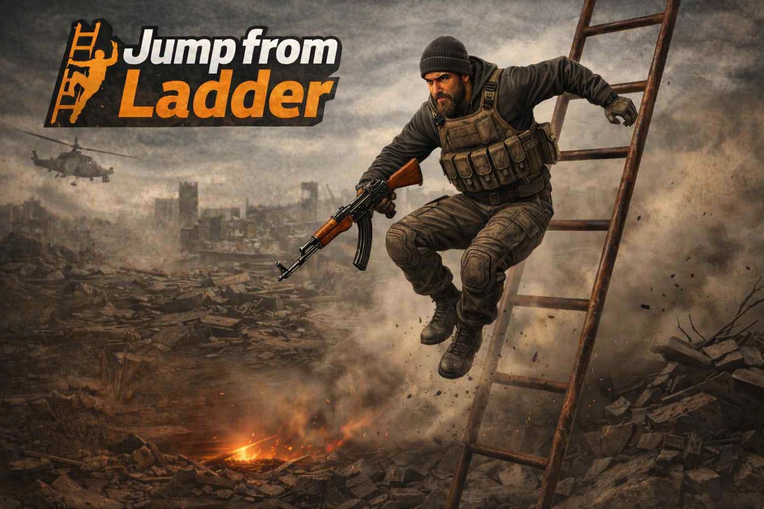 Jump from Ladder
