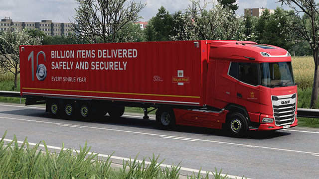 Royal Mail - Daf 2012 + Krone Dry Liner