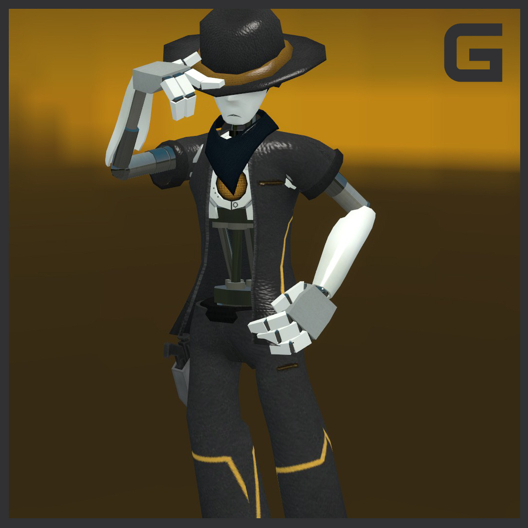 Goldrush Robot [Playermodel + Ragdoll]
