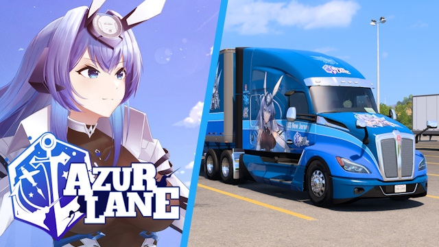 Kenworth T680 2022 USS New Jersey - Azur Lane [Combo Skin]