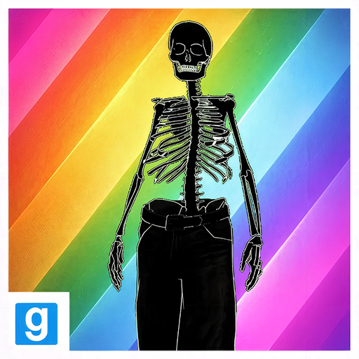 OUTLINED Baggy Jeans Skeleton | Playermodel