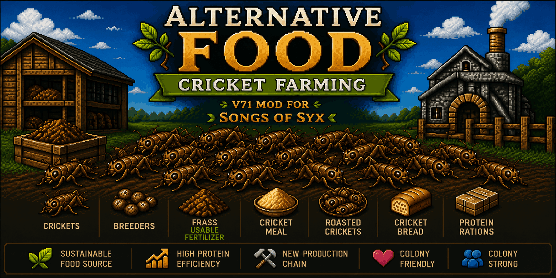 Alternative Food: Cricket Farming (V71)