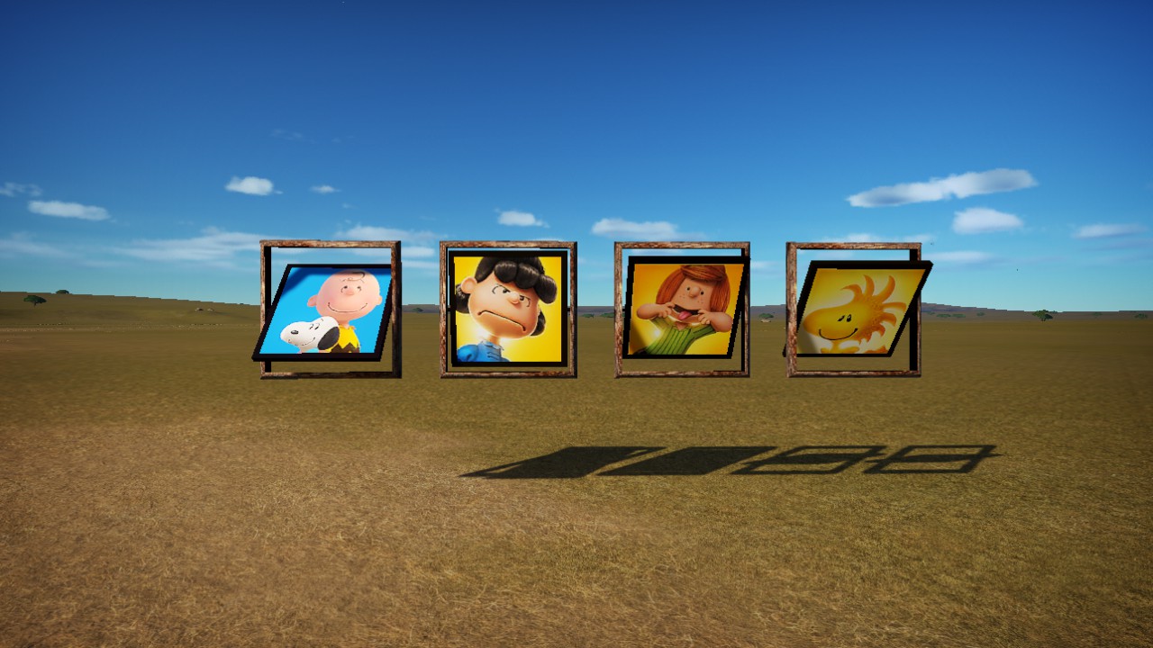 Lucy Peanuts Square Sign