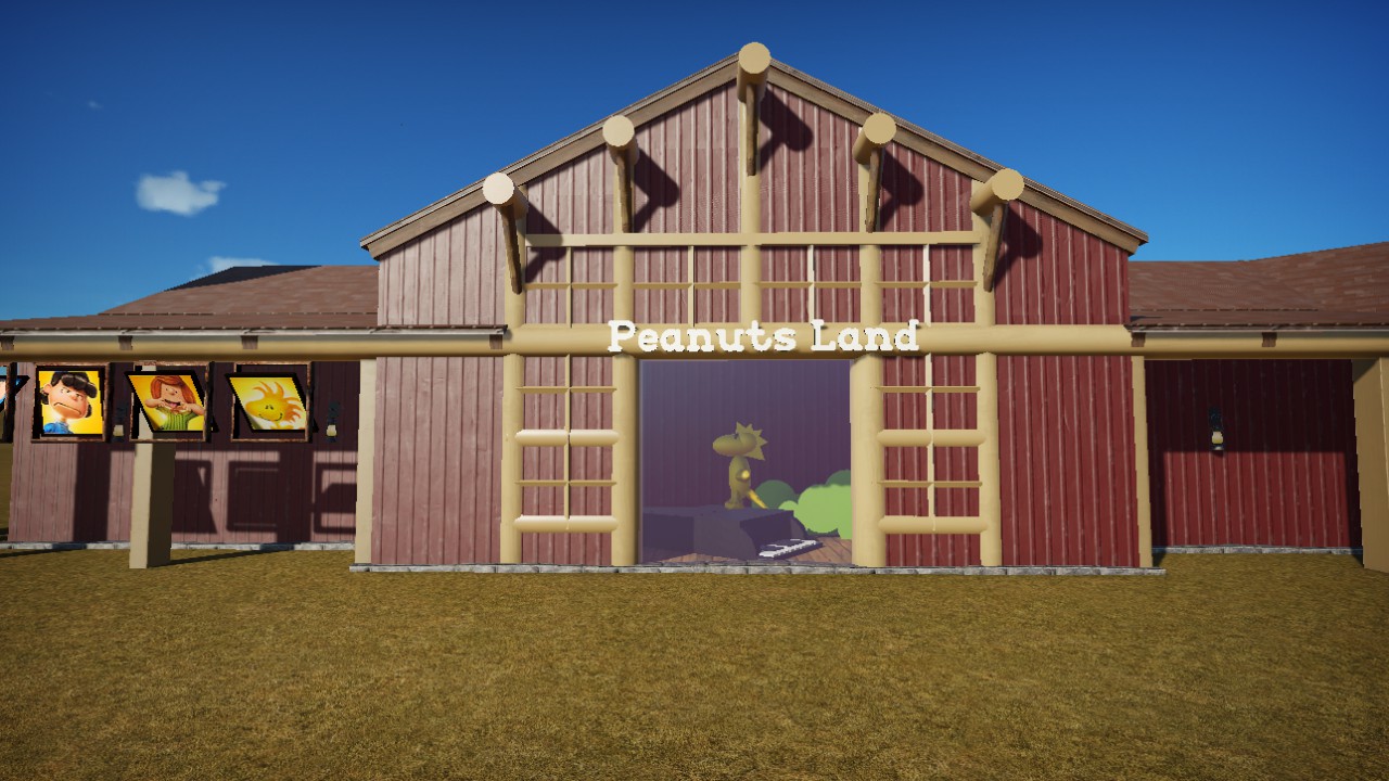 Peanuts Land Sign