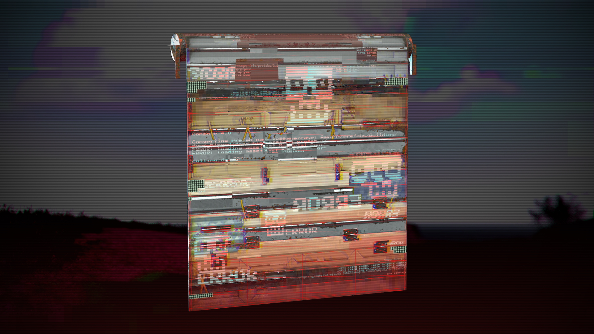 Corrupted Garage Door
