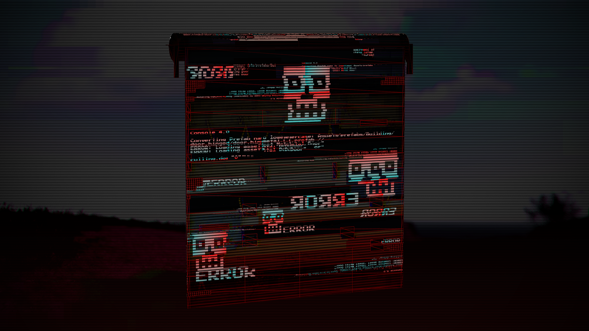 Corrupted Garage Door