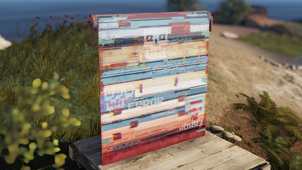Corrupted Garage Door