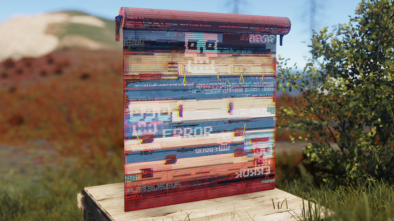 Corrupted Garage Door